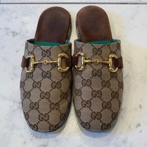 Gucci Shoes: Gucci GG Monogram Slide Sandal
